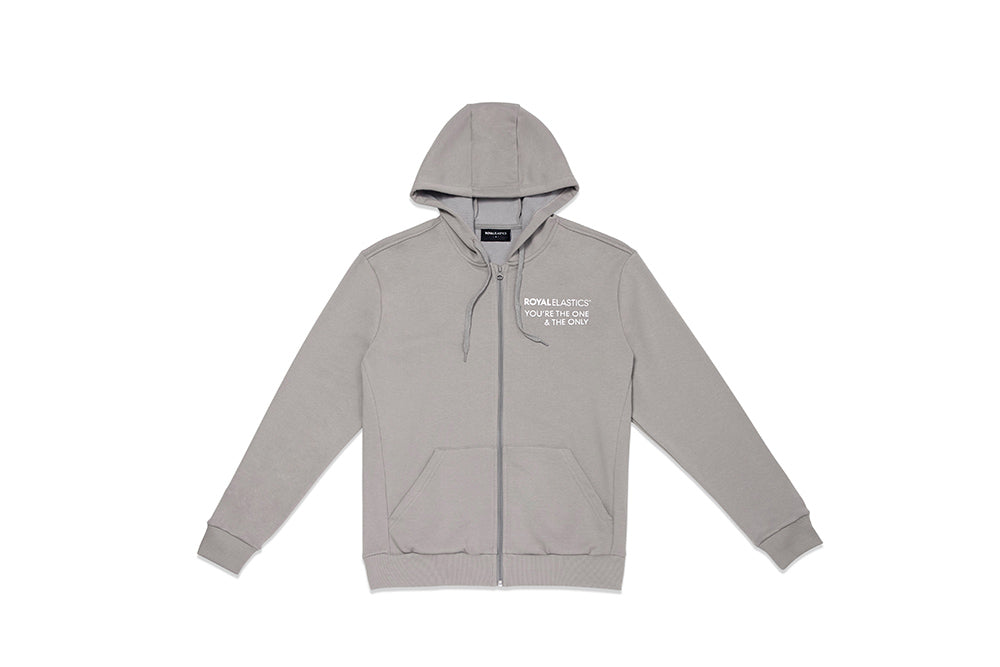 Unisex Hoodie Jacket Light Gray