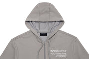 Unisex Hoodie Jacket Light Gray