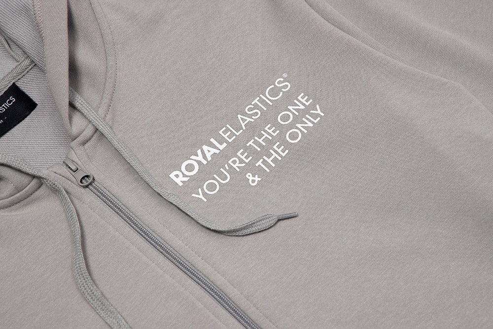 Unisex Hoodie Jacket Light Gray