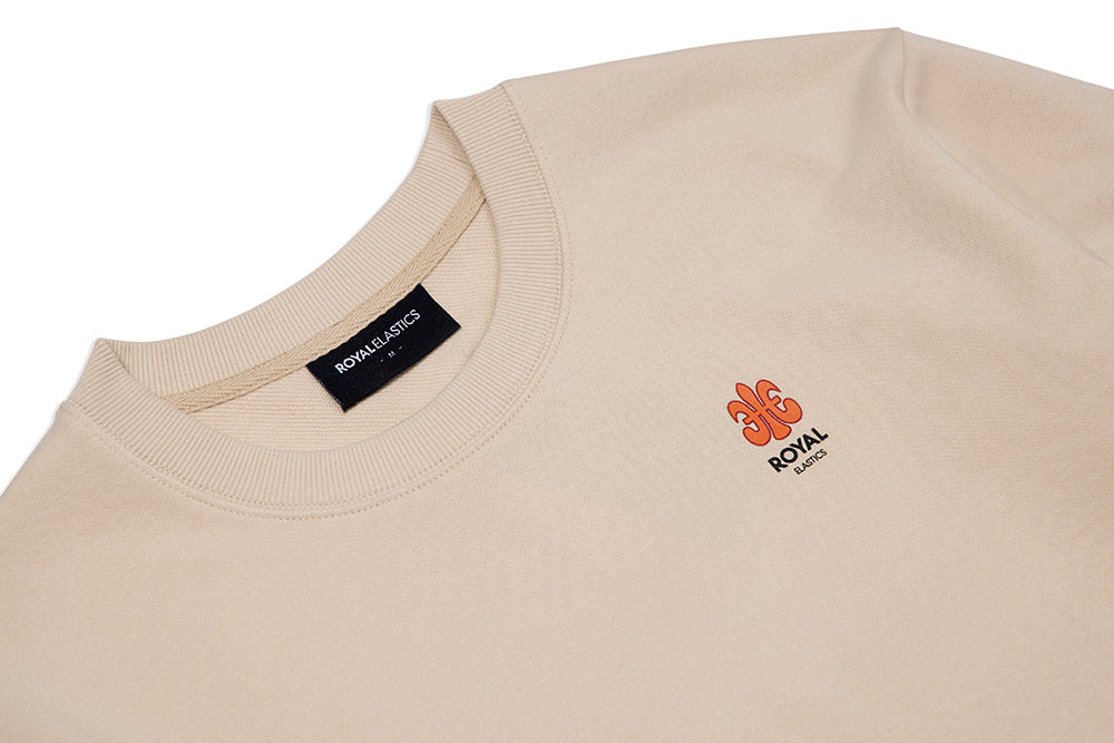 Unisex Sweat Shirt Beige