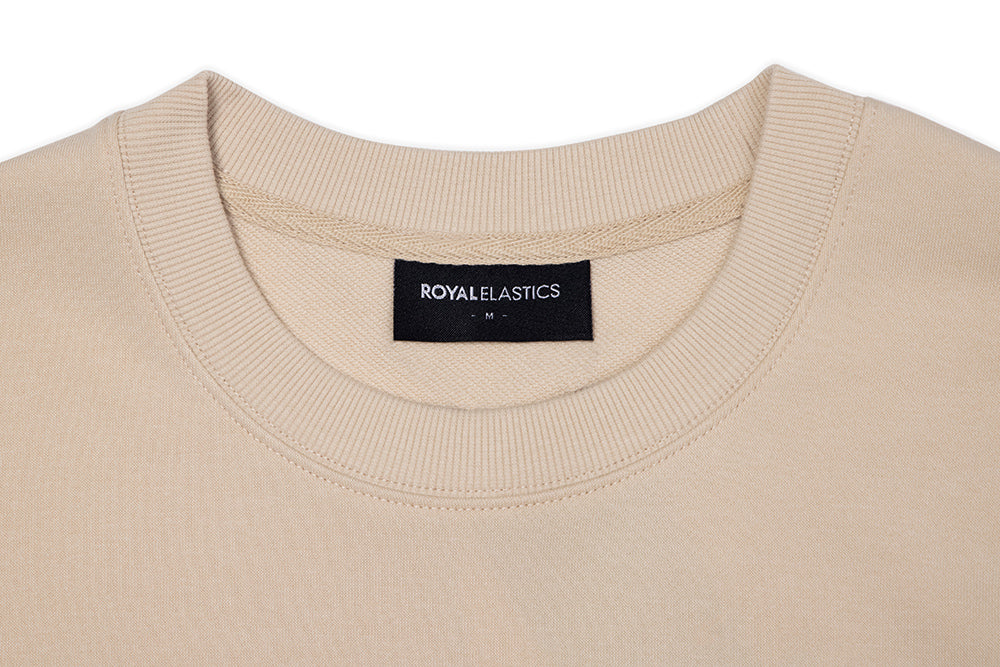 Unisex Sweat Shirt Beige