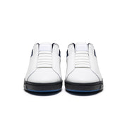 Men's Icon OG White Blue Black Logo Leather Sneakers