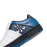 Men's Icon OG White Blue Black Logo Leather Sneakers