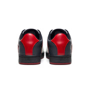 Men's Icon OG White Black Red Logo Leather Sneakers