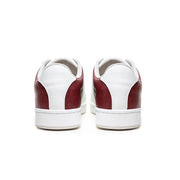 Men's Icon OG White Green Red Logo Leather Sneakers