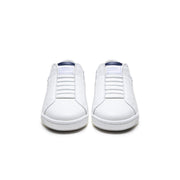 Men's Icon OG White Blue Logo Leather Sneakers