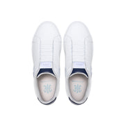 Men's Icon OG White Blue Logo Leather Sneakers