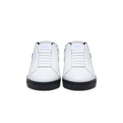 Men's Icon OG White Black Logo Leather Sneakers