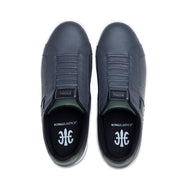 Men's Icon OG Gray Green Logo Leather Sneakers