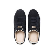Men's Icon Lux Black Leather Sneakers