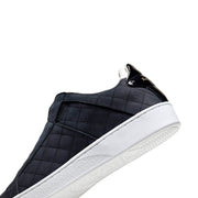 Men's Icon Lux Black Leather Sneakers