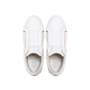 Men's Adelaide White Red Leather Sneakers