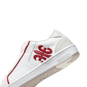 Men's Adelaide White Red Leather Sneakers