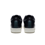 Men's Adelaide Black Green Leather Sneakers