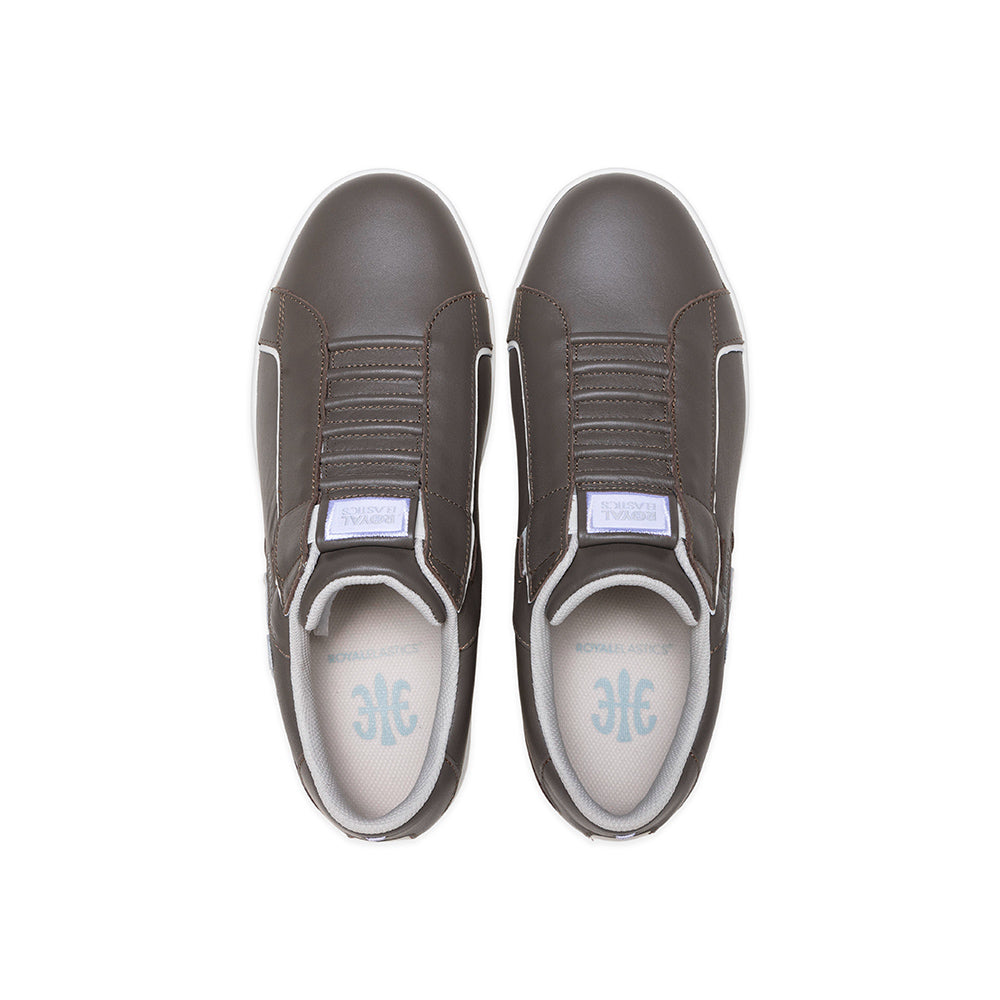 Men's Adelaide Gray Leather Sneakers
