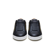 Men's Adelaide Black Yellow Leather Sneakers