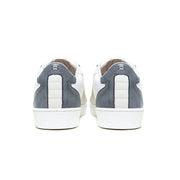 Men's Adelaide Lux White Gray Leather Sneakers
