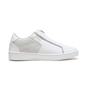 Men's Adelaide Lux White Beige Leather Sneakers
