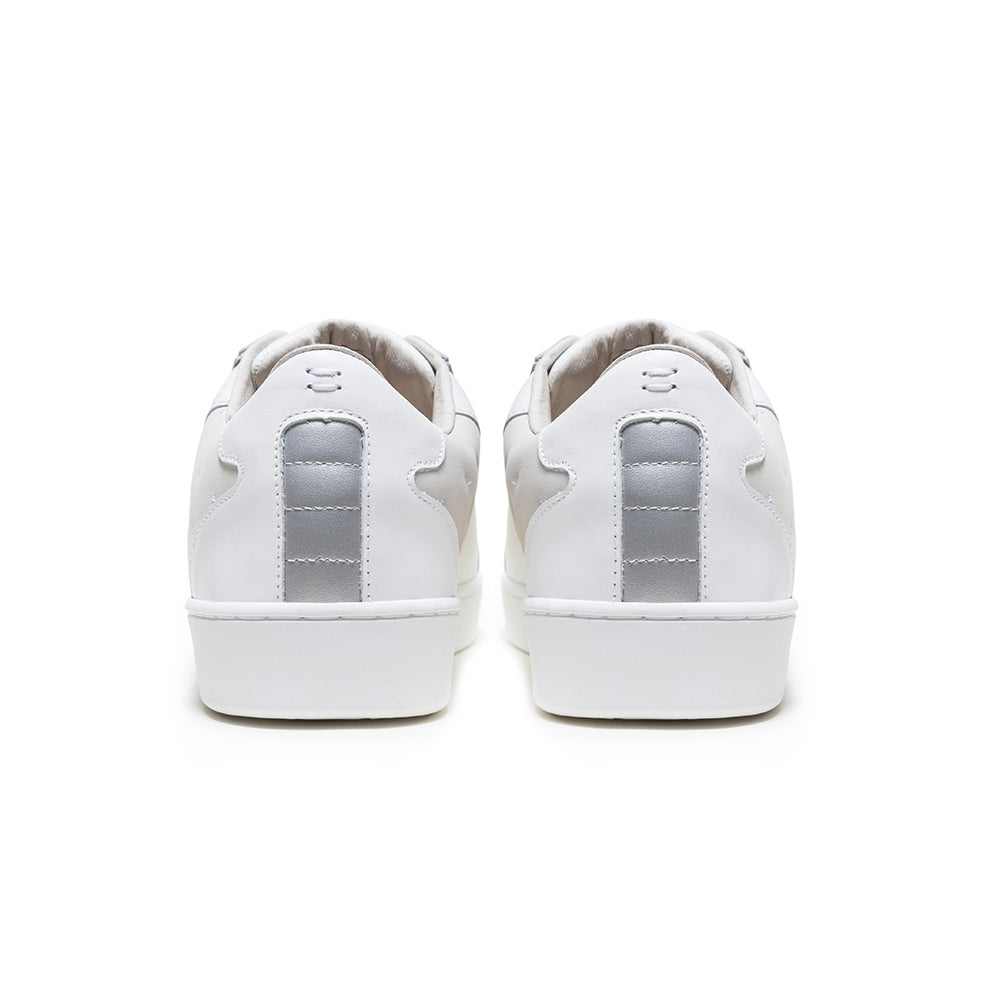 Men's Adelaide Lux White Beige Leather Sneakers