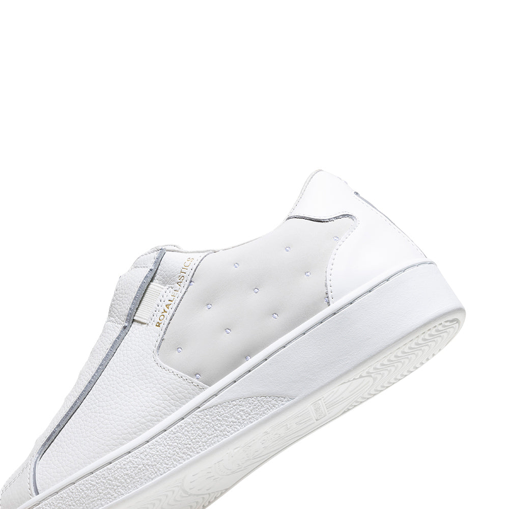 Men's Adelaide Lux White Beige Leather Sneakers