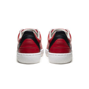 Men's Icon 2.0X Red White Black Leather Sneakers