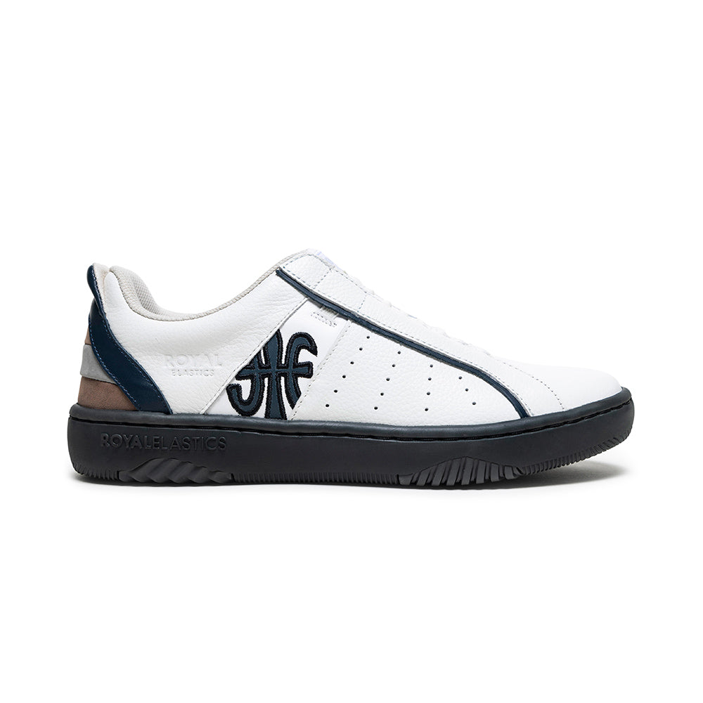 Men's Icon 2.0X White Blue black Leather Sneakers