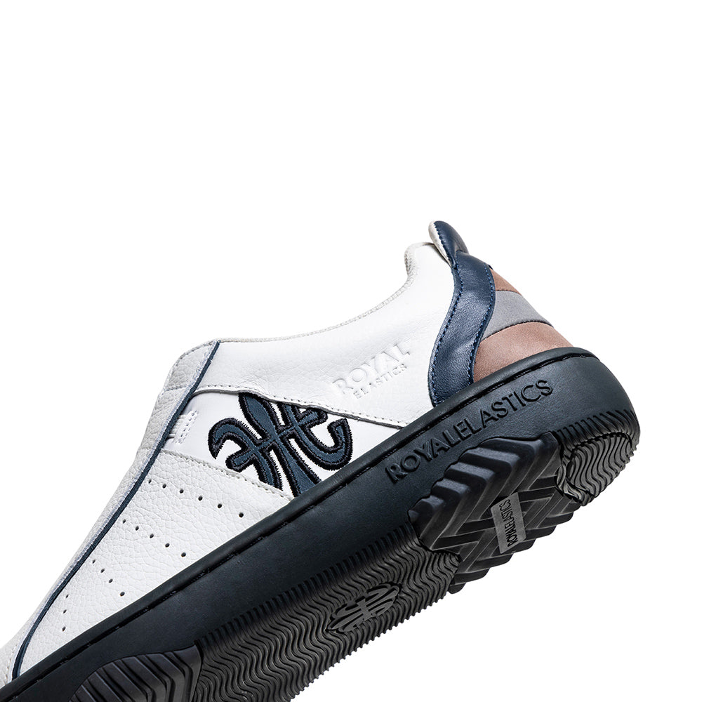 Men's Icon 2.0X White Blue black Leather Sneakers