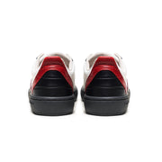 Men's Icon 2.0X White Red Black Leather Sneakers