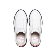 Men's Icon 2.0X White Red Black Leather Sneakers