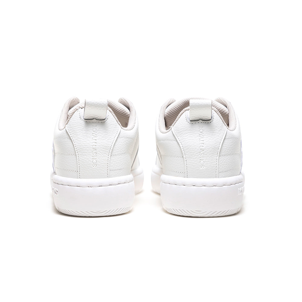 Men's Icon 2.0 White Logo Leather Sneakers