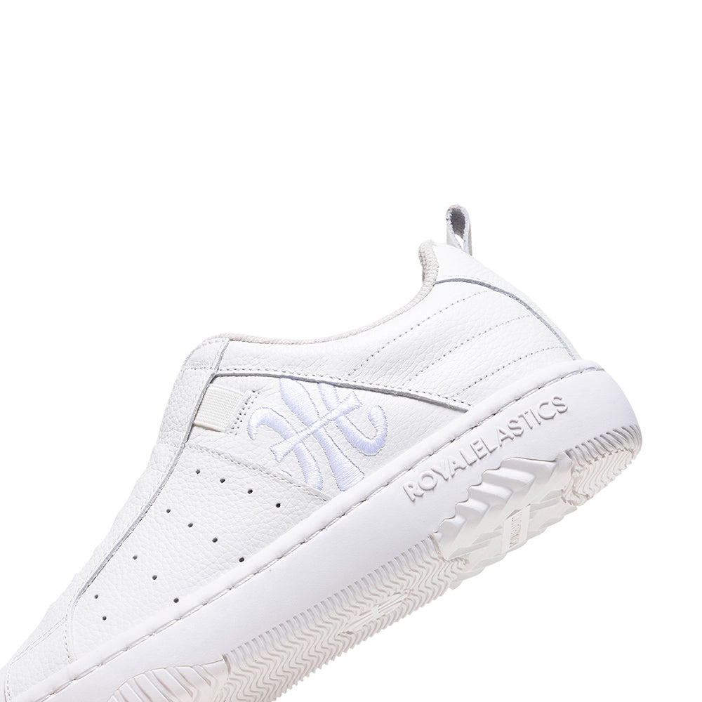 Men's Icon 2.0 White Logo Leather Sneakers