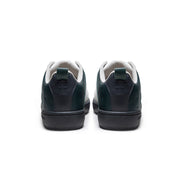 Men's Icon 2.0 White Green Black Logo Leather Sneakers