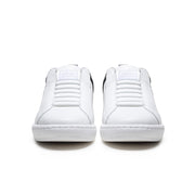 Men's Icon 2.0 White Gray Logo Leather Sneakers