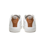 Men's Icon 2.0 White Brown Logo Leather Sneakers