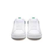 Men's Icon 2.0 White Blue Logo Leather Sneakers