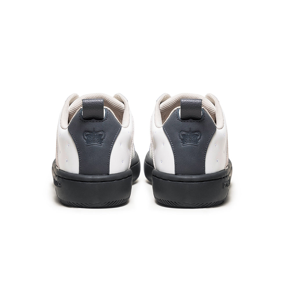 Men's Icon 2.0 White Red Black Logo Leather Sneakers