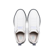 Men's Icon 2.0 White Gray Black Logo Leather Sneakers