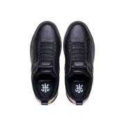 Men's Icon 2.0 Black Brown Logo Leather Sneakers