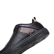 Men's Icon 2.0 Black Brown Logo Leather Sneakers