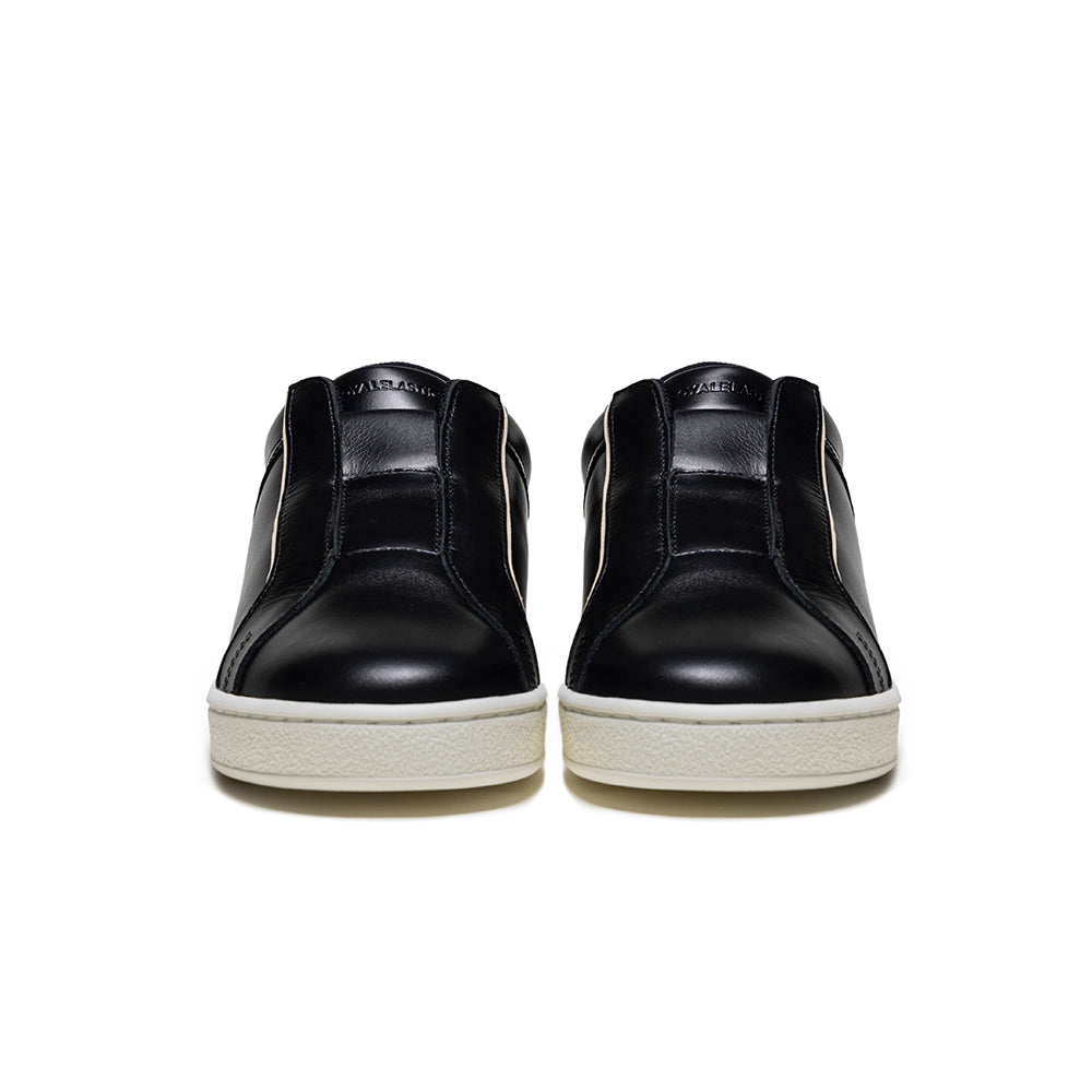 Men's Duca Black Brown Leather Sneakers