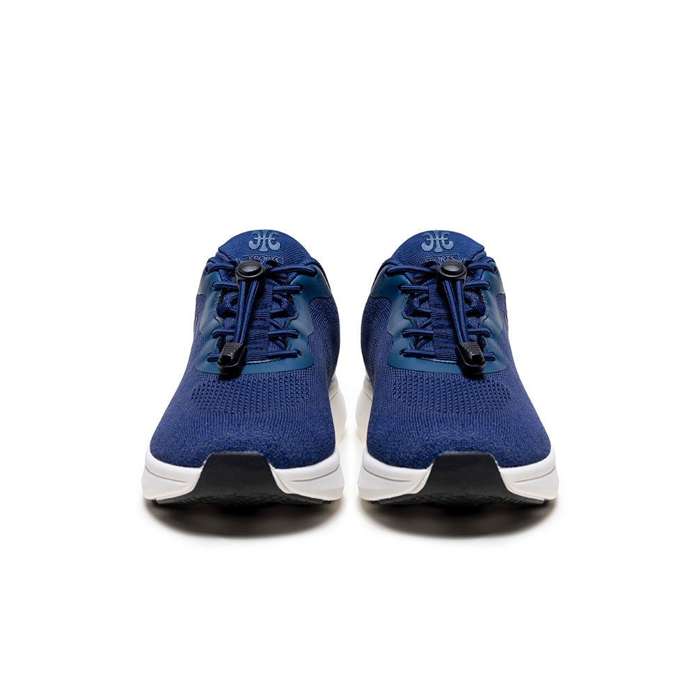 Men's RYL Navy Blue FlyKnit Sneakers