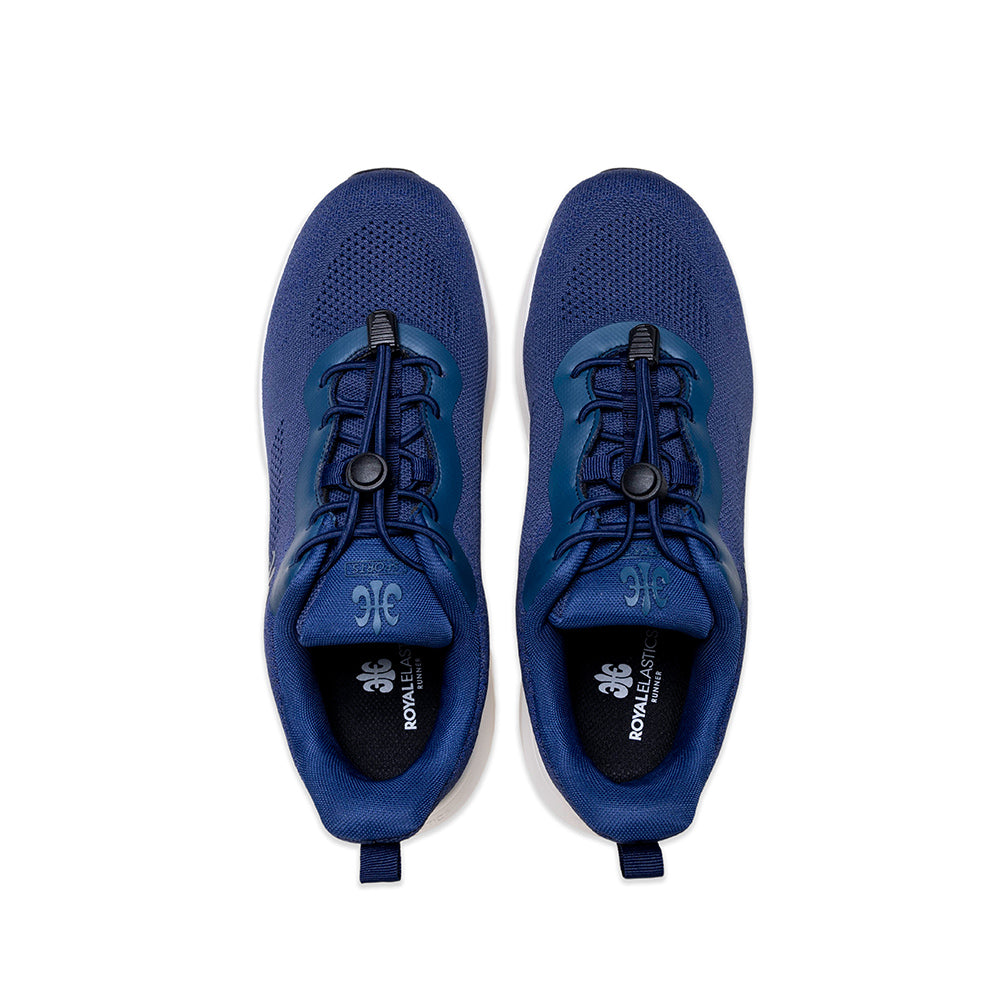 Men's RYL Navy Blue FlyKnit Sneakers