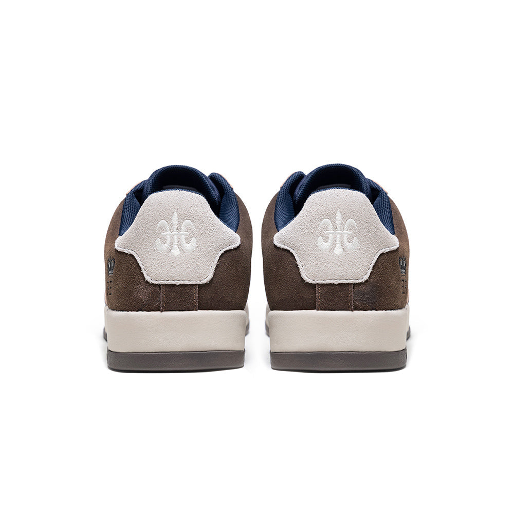 Men's Icon Ultra Lux Blue Brown Leather Sneakers