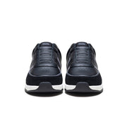 Men's Icon Ultra Lux Black Gray Leather Sneakers