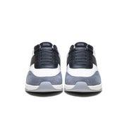Men's Crown Lux White Black Gray Leather Sneakers
