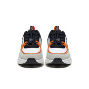 Men's Riviera White Black Orange Casual Sneakers