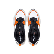 Men's Riviera White Black Orange Casual Sneakers