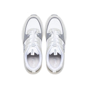 Men's Riviera White Gray Casual Sneakers