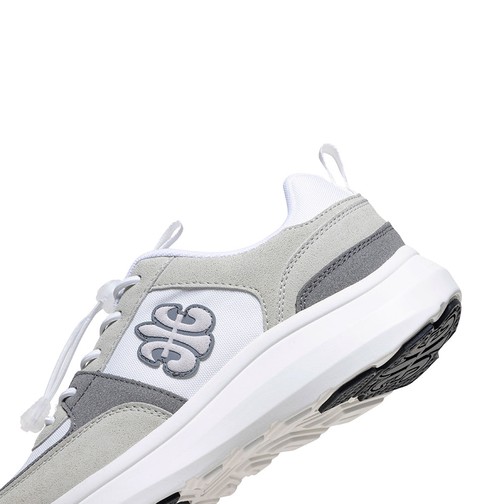 Men's Riviera White Gray Casual Sneakers