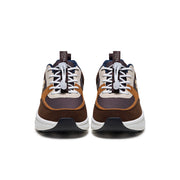 Men's Riviera Brown Blue Casual Sneakers